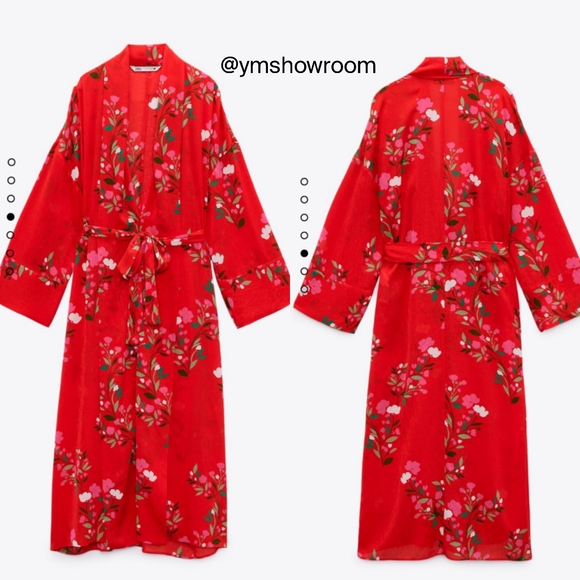 ZARA long floral dress - Picture 10 of 13